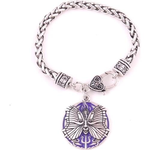 Women Men Bracelet Special Design Butterfly Pattern Like Human Face And Beautiful Enamel Zinc Alloy Material Dropshipping