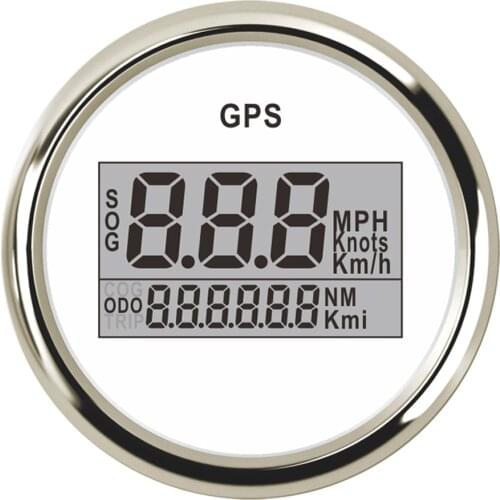 52mm Digital GPS Speedometer 0~999 MPH Km/h Adjustable Universal Auto Boat Speedometer Gauge for Toyota BMW Nissan