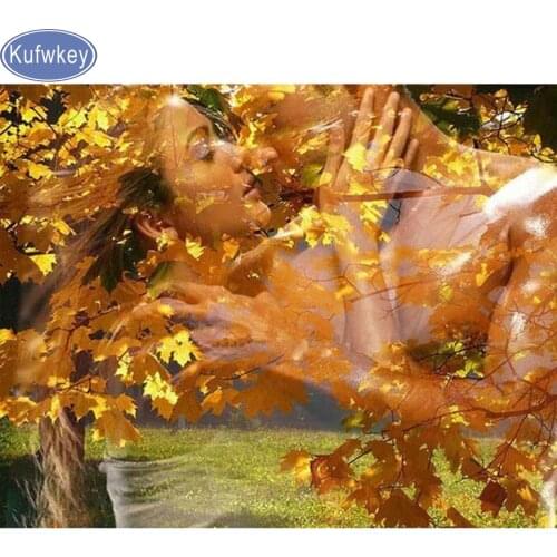 5D DIY Diamond Embroidery,romantic lover kiss photo customization Diamond Painting,Cross Stitch,3D,Diamond Mosaic,Christmas gift