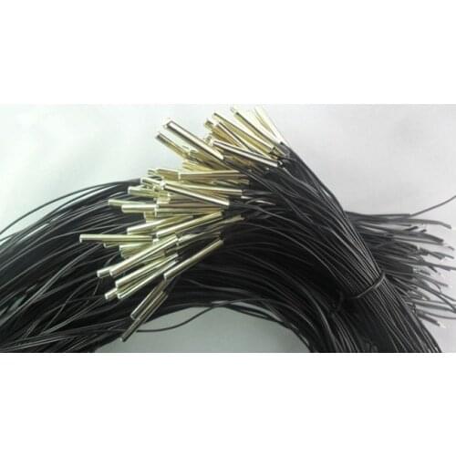Free ship 100pcs/lot NTC temperature sensor probe size 4*30MM 10K 1% 3950/3435 1.5m length 28# double cable NTC sensor