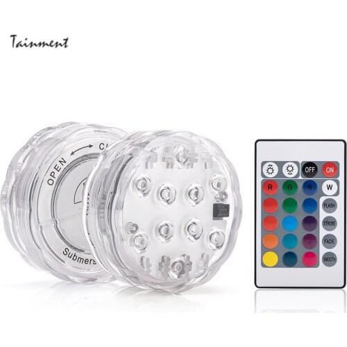 Tub Lights Pond Lights Underwater Pool LED Lights Bath Spa Lights with 13 LED Beads for Garden Pool Fish Tank Party Home Decor
