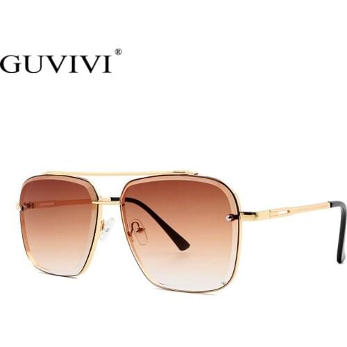 Женские солнцезащитные очки авиаторы GUVIVI China At AliExpress