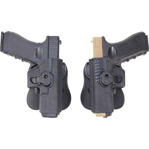 Tactical Right Left Handed IMI Glock Holster Combat Gun Holster For Glock 17 18 19 22 23 26 32 43 Pistol Holsters Airsoft Case