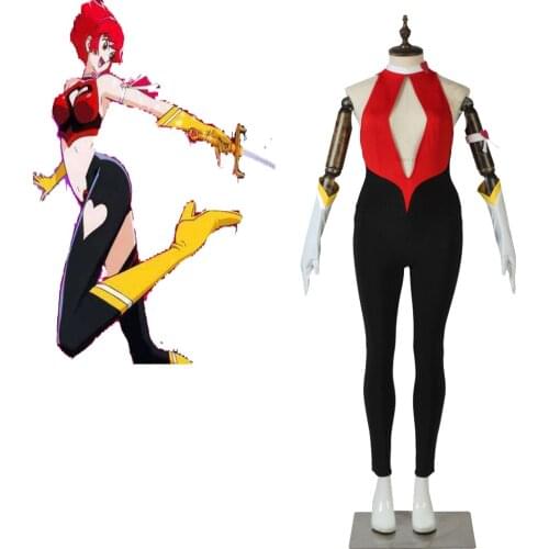 Cosplaydiy Anime Cutie Honey Universe Cosplay Costume Adult Girls Women Jumpsuit Gloves Costume L320