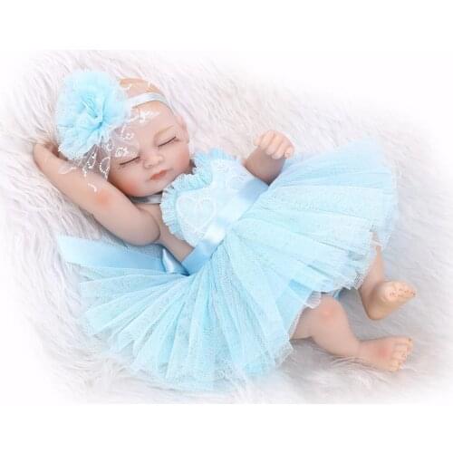 Beautiful doll Realistic soft Anatomically Correct 10" reborn Baby Girl doll good for children