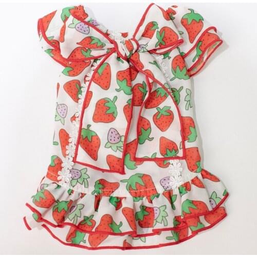 Summer Pet Dog Clothes Dress Skirt Cat Small Dog Yorkshire Chihuahua Puppy Clothing Doggy Pomeranian Poodle Schnauzer Pet Skirt