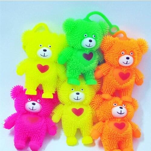 Little Bear Design Flash Light Maomao Luminous Ball Direct Vent Childrens Educational Toys Glow Gift