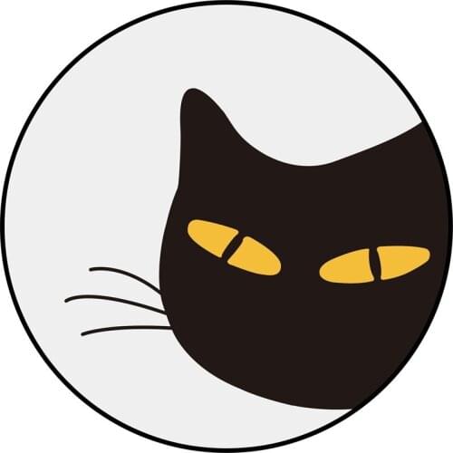 Fashion cartoon cute cat living room bedroom coral fleece soft round carpet kids room chair rug baby play teapete floor pad