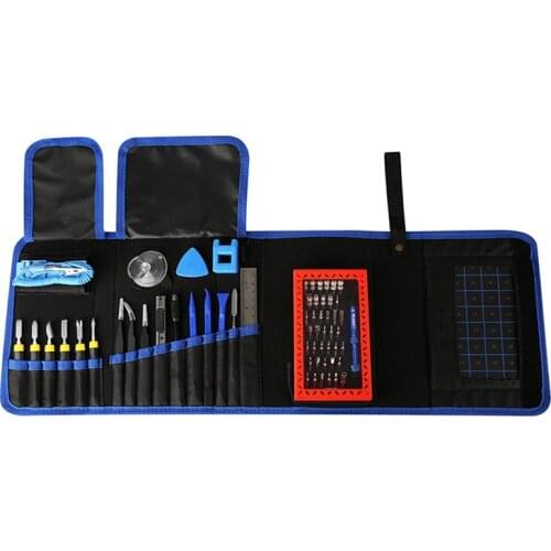 Kaisi 67 in 1 Multi-Function Screwdriver Set Kit Tools Bag Phone Repair Crowbar For IPad iPhone Repair Disassemble Tools