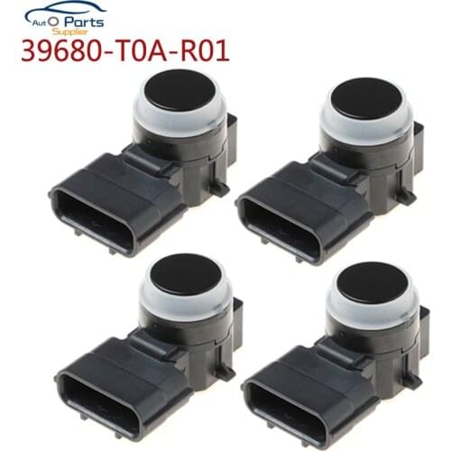 New 4Pcs 39680-T0A-R01 Parking PDC Sensor For 2016-2017 Honda Accord 39680T0AR01 Black Color