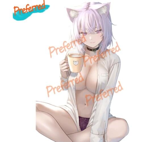 Personality Sexy Anime Girl Car Stickers Decal Anime Interesting Cute Car Accessories Decoration Pegatinas Para Coche