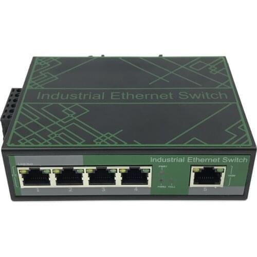 Industrial High Power Unmanaged 10/100M 4 Port 5 Port Industrial Ethernet Switch For CCTV Security gigabit switch network rack