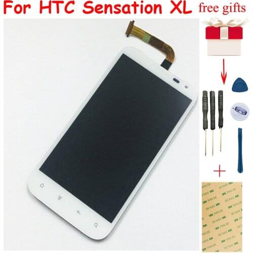 For HTC Sensation XL X315E G21 4.7" Full Touch Screen Digitizer Sensor Glass + LCD Display Monitor Screen Panel Module Assembly