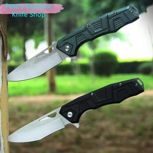 J11 Black/Green Aluminum Handle Folding Knife,High Sharp Stainless Steel Tactical Little Knife, Defense, Active Attack, EDC Tool