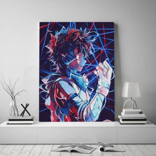 Modern Anime Character Deku Art Poster Cartoon Comic My Hero Academy Interior Design Canvas Painting Home Decor Childrens Room