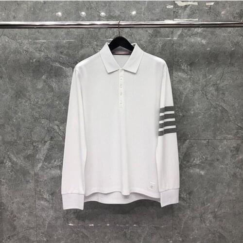 Мужские поло с длинным рукавом Termainoov China At AliExpress