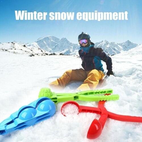 Duck Snowman Maker Winter Plastic Snowball Maker Clip Mold Kids Winter Toys Child Sand Ball Outdoor Clip Toys Fight I6J6