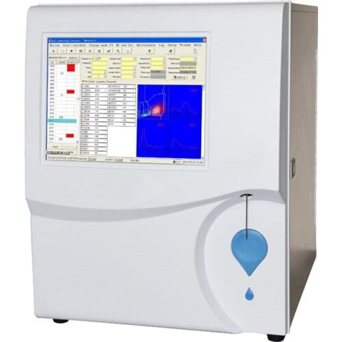 Dw-5000 Blood Testing Machines 3 Parts Differential 60 Samples Laboratory Reagent Hematology Analyzer
