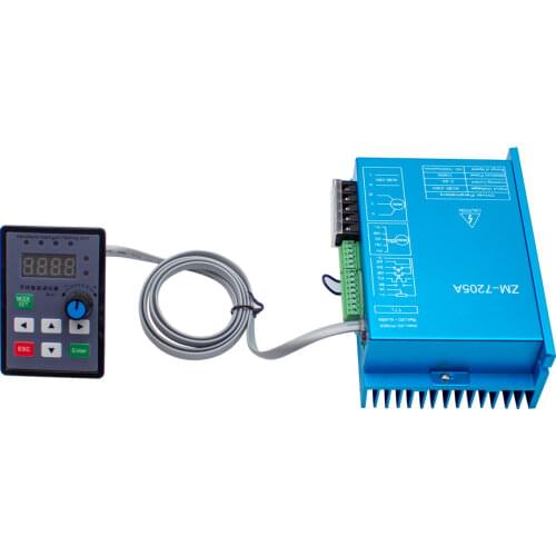 310V High Voltage High Power DC Brushless Motor Driver 220V AC Max. 5A 1100W BLDC With Handheld Intelligent Setting Unit ZM-7205