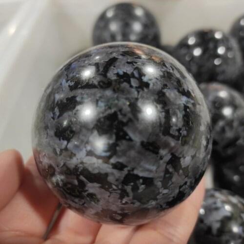 1pcs 4cm Natural Grey Feldspar Crystal Quartz Crystal Ball Healing Gift