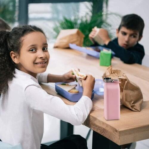 1PC Colorful 600ML Reusable Sports Travel Portable Collapsible Folding Drink Water Bottle Kettle Outdoor Sports Water Bottle