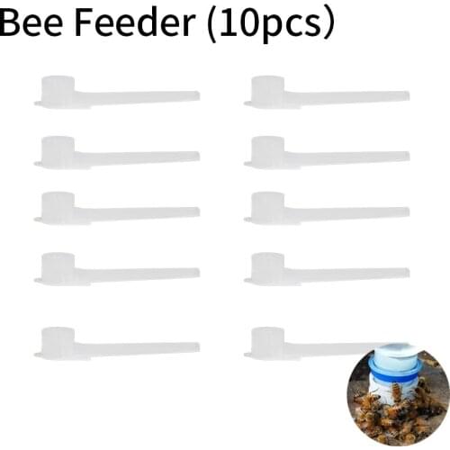 10PCS Beekeeping Bee Feeder Plastic Entrance Beehive Water Drink Feeding Honeybee Tool For Beekeeper Supplies Equipment