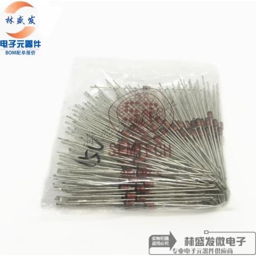250pcs/LOT 1N4742A 1N4733A 1N4744A 1N4746A 1N4735A 1N4727A 1N4729A 1N4756A 1N4745A 1N4752A 1N4747A 1N4738A 1W Zener diode DO-41