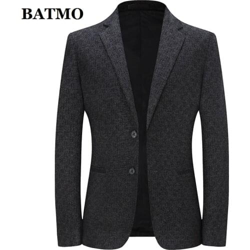 BATMO 2021 new arrival autumn high quality blazer men,male jackets,plus-size M-XXXL 3338