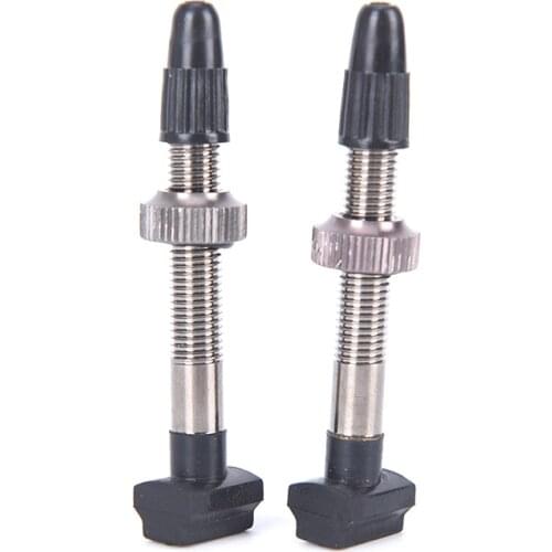 2pcs Bicycle Tubeless Tire Presta Valve Alloy Stem Core For Mountain Bikes Tool