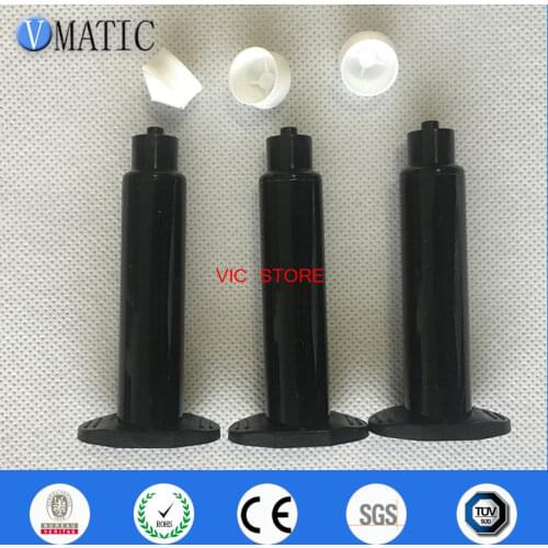 Free Shipping Us Style Dispenser Pneumatic Syringe Barrel 30Cc/Ml Black Dispensing Syringes With Piston