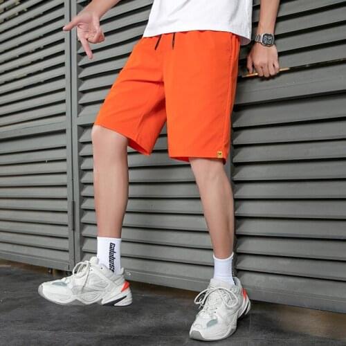 Mens summer ice thin pants loose Sports large size breeches casual for boy Bermuda sweat fashion cargo pants bermuda cargo