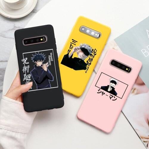 Jujutsu Kaisen Anime candy phone case Cover for Samsung Galaxy s20 Ultra s8 s9 s10 plus A50 A10 A20 A30 A70 A60 A51 A71 S