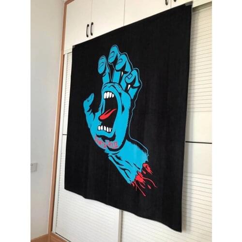 Santa cruz SCREAMING hand Rat Fink Ratfink witchcraft Decorative fabrics cloth gift for boyfriend bedroom living room 130*150cm