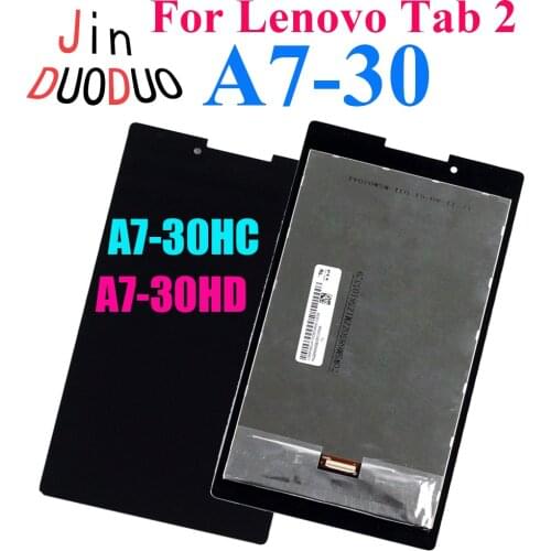 For Lenovo Tab 2 A7-30 A7-30HC A7-30DC LCD Display Touch Screen Digitizer Tablet Panel Assembly Repalcement