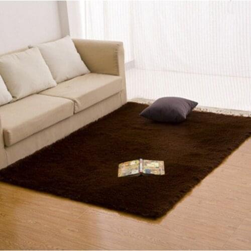 Elegant Anti-dirty Bathroom Carpet Sofa Mat For Home Decor 1 Pcs Bath Mat Rug Floor Carpet 2*4m Soft Suede Solid Bath Rugs Pads