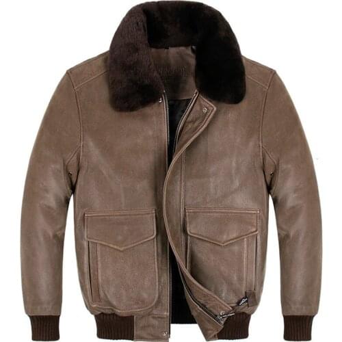 Genuine Leather Jacket Men 2020 Real Cow Leather Mens Jackets Vintage Motorcycle Jacket for Mens Clothing Casacos A112 YY765