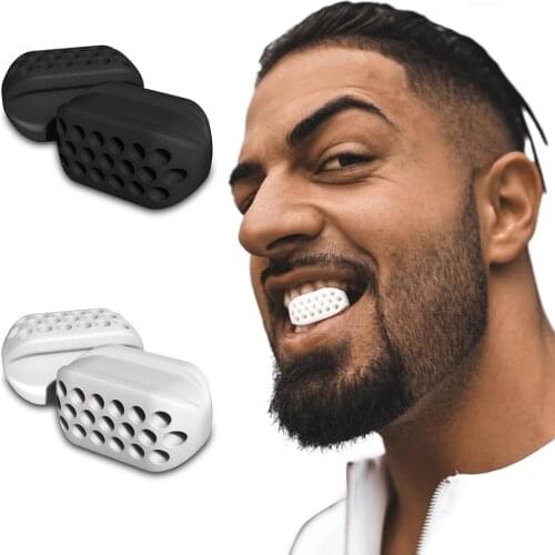 2021 New Facial Jaw Muscle Exerciser Ball Toner Trainin Fitness Anti-aging Food-grade Silica Face Chin Cheek Lifting Slimmin