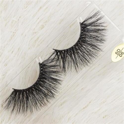 Wholesale 30 Pairs in Bluk Eyelashes 3D Mink Lashes Bulk Dramatic 25mm False Eyelashes Extension Vendor Makeup 5D Lash 5D06
