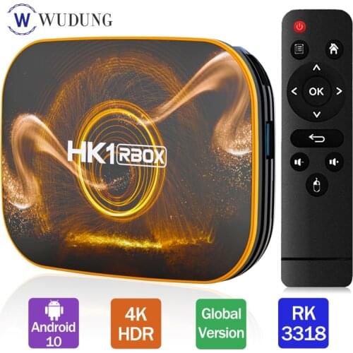 2021 new HK1 RBOX R1 Smart TV Box Android 10 4GB 64GB Rockchip RK3318 USB3.0 VS HK1 H96 Max TV box only No app included