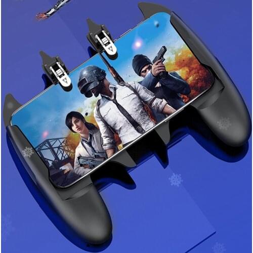 Hot Sale Mobile Gamepad Multi-function Z01 Aim Fire Trigger Phone Game Controller Bat Shaped Gamepad for PUBG Mobile