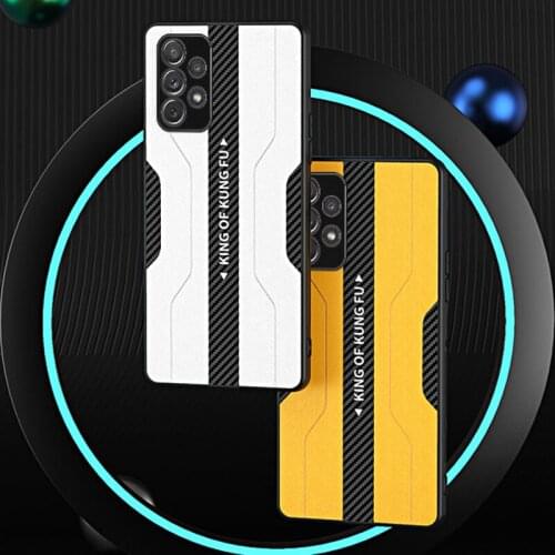 Luxury Matte Leather Case For Samsung Galaxy A12 A32 A52 A72 A51 A71 Silicone Cover Case For Samsung S21 Plus S21 Ultra Coque