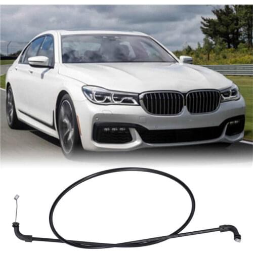 Engine Hood Bonnet Release Cable 51238240609 Replacement for E65/66 740I BASE SEDAN 4-DOOR