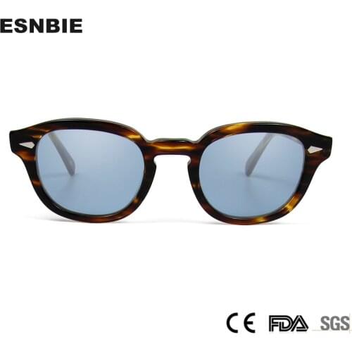 Acetate Sunglasses For Men Vintage Brand Designer Round Sun Glasses Women Outdoor Driving Male Eyewear Occhiali Da Sole Donna