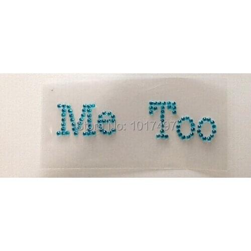 Wedding shoe decals wholesale ,500 pieces / Lot - ME TOO - Wedding Shoe Decals -Crystal Rhinestone Bridegroom Shoes stickers