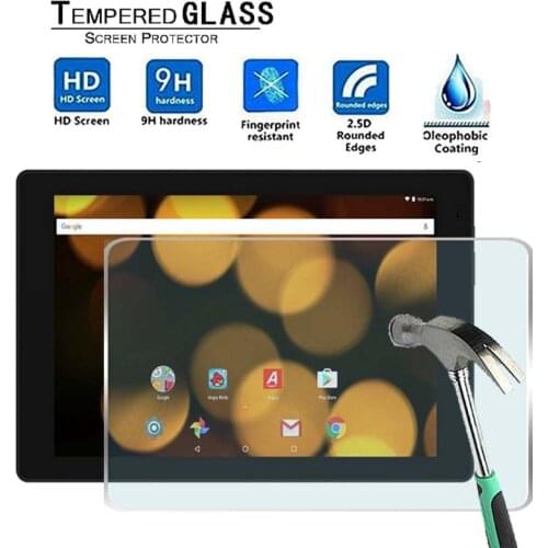 For Argos Bush Spira B3 10 inch -Premium Tablet 9H Tempered Glass Screen Protector Film Protector Guard Cover