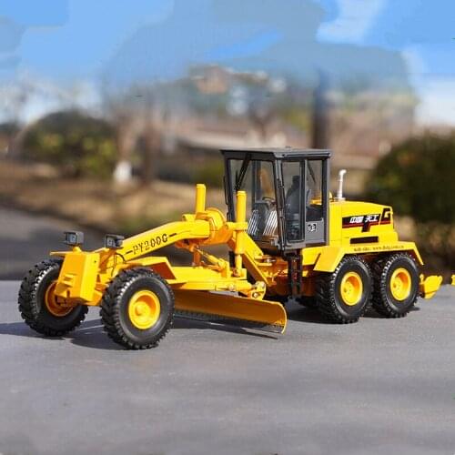 1/35 Metal Alloy Die Casting Tiangong PY200G Motor Grader Simulation Car Model Adult Collection Childrens Toy Gift Display