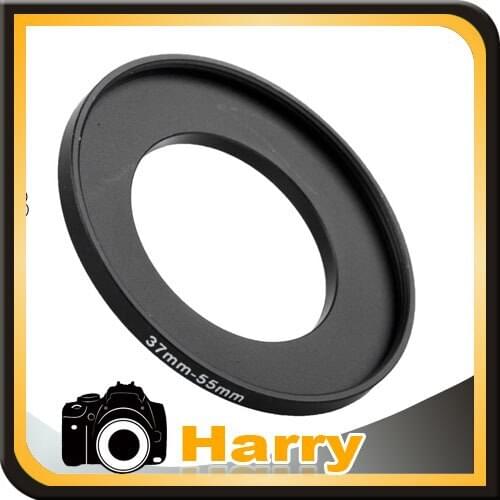 1pcs Metal Step Up Rings Lens Adapter Filter 37mm-55mm 37 to 55mm 37-55mm