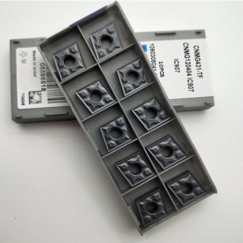 10pcs CNMG120404-TF IC907 CNMG431-TF IC907 CNC blade Carbide