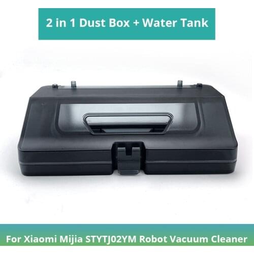 2 in 1 Dust Box + Water Tank For Xiaomi Mijia STYTJ02YM MVXVC01JG Robot Vacuum Cleaner Dust Box Water Tank