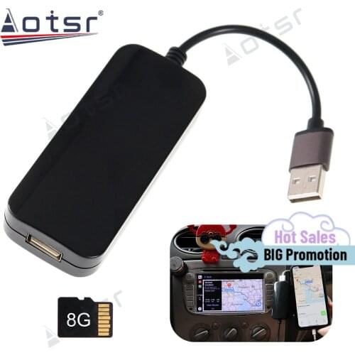 Carlinke USB Smart Link For Apple IOS CarPlay Dongle For Android GPS Navigation Player Mini USB Carplay Stick With Android Auto